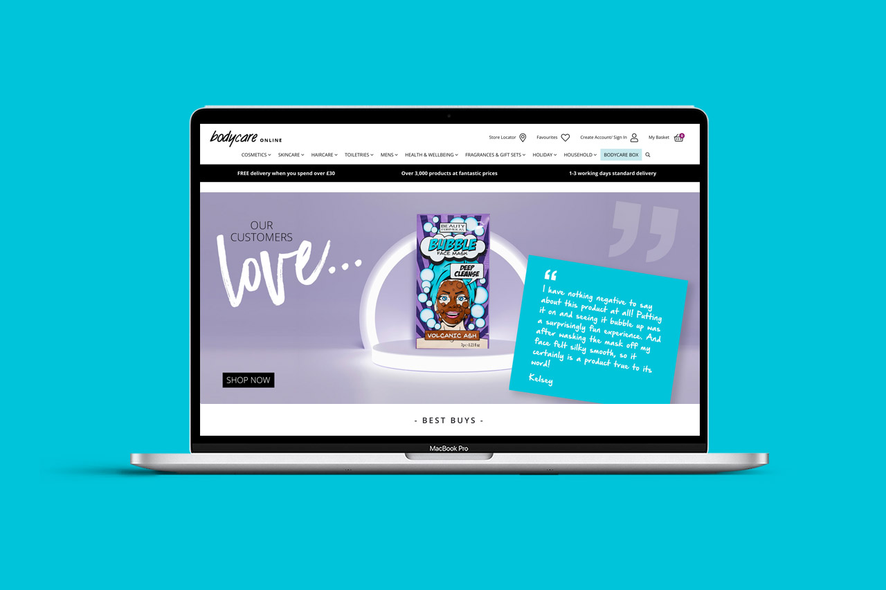 pier-creative-bodycare-1 Pier Creative, Bodycare website