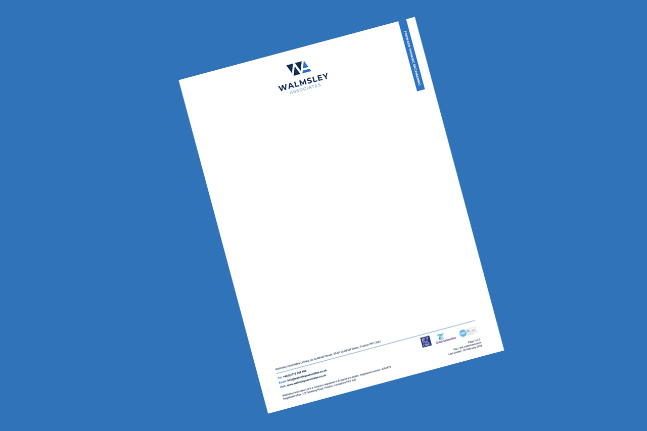 pier-creative-walmsley-associates-4 Pier Creative, Walmsley Associates, letterhead