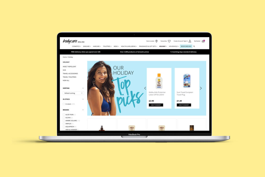 pier-creative-bodycare-4 Pier Creative, Bodycare website